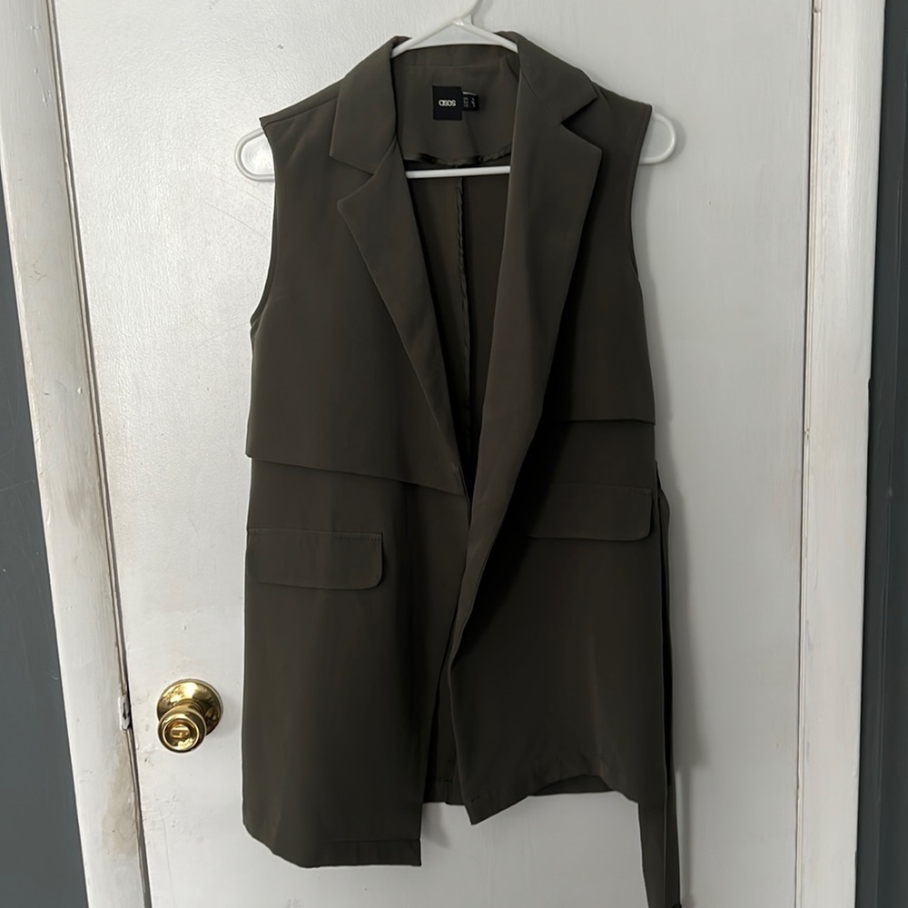 ASOS green vest